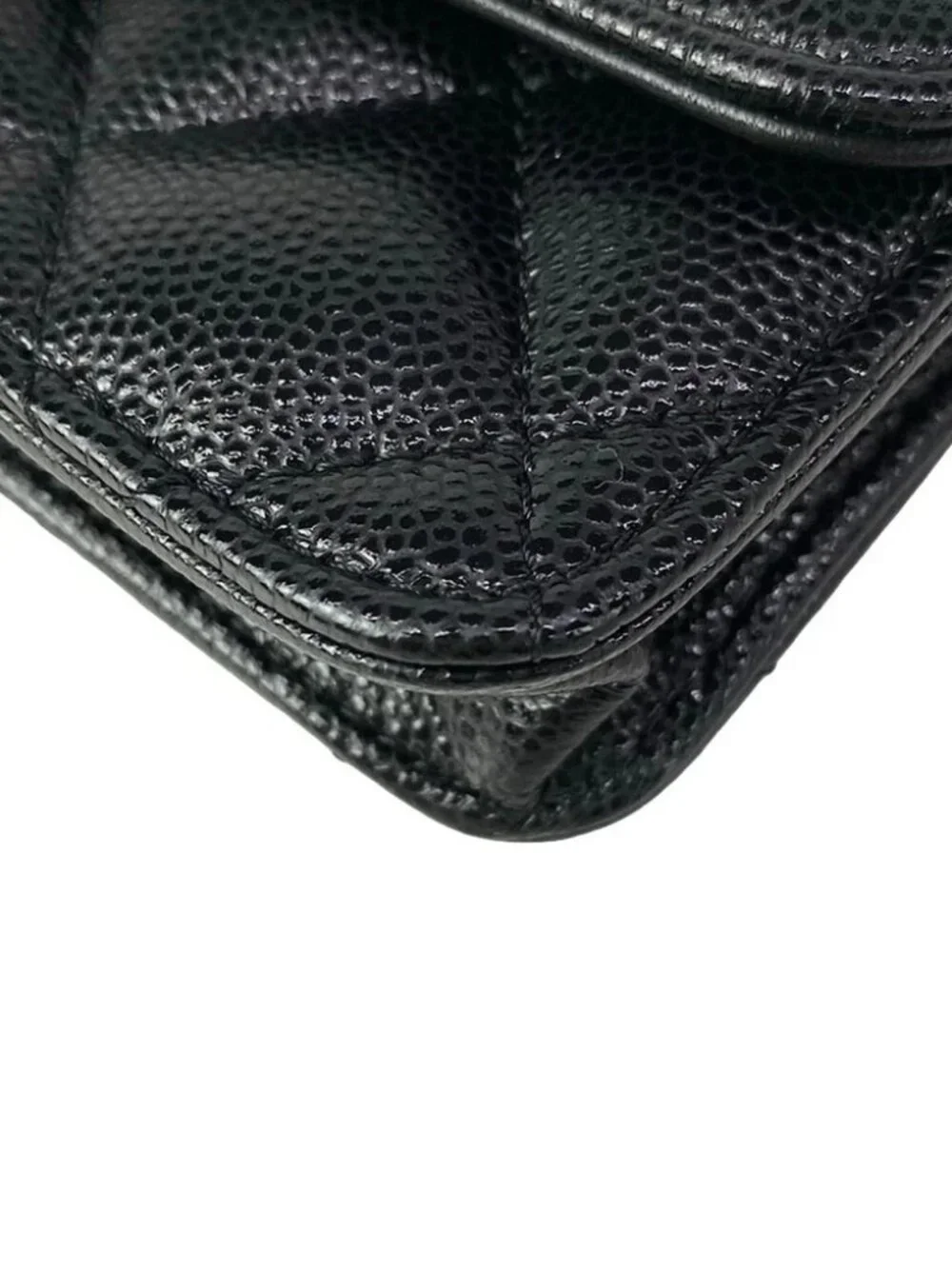 CHANEL Matelasse AP3693 Black Calfskin Bum Bag gold hardware